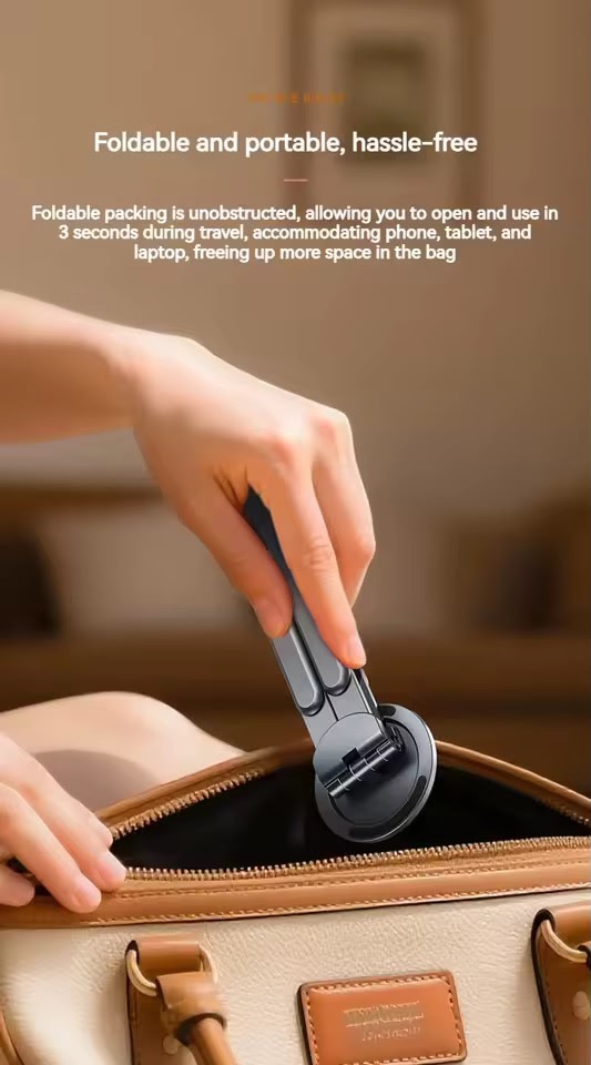Folds flat to slip into any bag