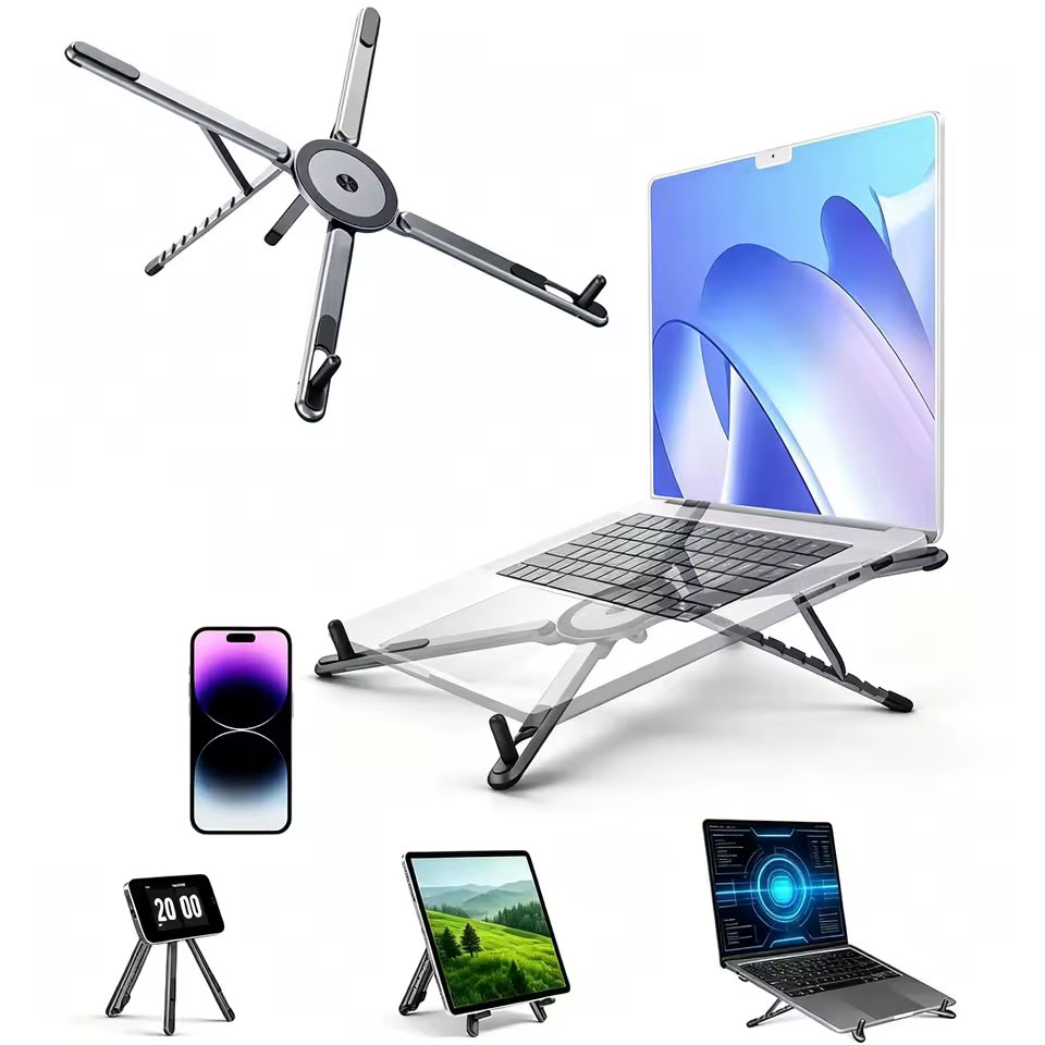 ProLift Stand — multiple use modes including phone, tablet, and laptop